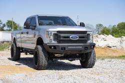 Rough Country Suspension Systems - Rough Country 10787 Heavy Duty Black Front Bumper for 17-22 Ford F250/F350 SD - Image 4