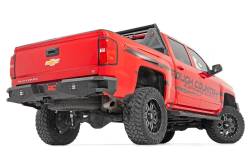 Rough Country Suspension Systems - Rough Country 10773 Heavy Duty Black Rear Bumper for 07-18 Silverado 1500 - Image 2
