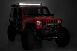 Rough Country Suspension Systems - Rough Country 10622 Hard Top Roof Rack w/LEDs Black for 18-25 Jeep Wrangler JL - Image 6