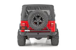 Rough Country Suspension Systems - Rough Country Rear Bumper w/Tire Carrier Black for Jeep Wrangler TJ 10592A - Image 3