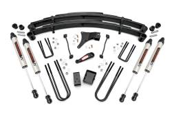 Rough Country Suspension Systems - Rough Country 49370 6" V2 Suspension Lift Kit for 99 Ford SD V10/Diesel 4WD - Image 1
