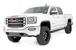 Rough Country Suspension Systems - Rough Country 44001 RPT2 Side Step Bars Black 07-18 Silverado/Sierra Crew - Image 4