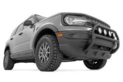 Rough Country Suspension Systems - Rough Country 51040 Black Front Bumper Nudge Bar for 21-25 Ford Bronco Sport - Image 6