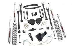 Rough Country Suspension Systems - Rough Country 588.20 6" 4-Link Lift Kit for 08-10 F250/F350 Super Duty Gas 4WD - Image 1
