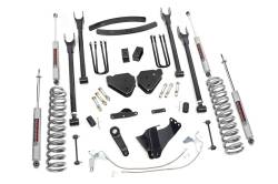 Rough Country Suspension Systems - Rough Country 584.20 6" 4-Link Lift Kit 08-10 F250/F350 Super Duty Diesel 4WD - Image 1