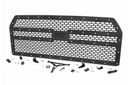 Rough Country Suspension Systems - Rough Country 70191 Front Mesh Grille Insert Black for 15-17 Ford F150 2WD/4WD - Image 4