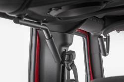Rough Country Suspension Systems - Rough Country Front/Rear Steel Grab Handles Black for Jeep Wrangler JK 6503 - Image 5