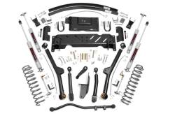 Rough Country Suspension Systems - Rough Country 68922 4.5"Suspension Lift Kit w/RR AAL for 84-01 Cherokee XJ NP231 - Image 1