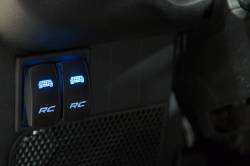Rough Country Suspension Systems - Rough Country Dual Slot Auxiliary Switch Bezel Black 709B-2 - Image 2