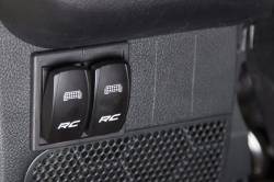 Rough Country Suspension Systems - Rough Country Dual Slot Auxiliary Switch Bezel Black 709B-2 - Image 3
