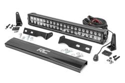 Rough Country Suspension Systems - Rough Country 70773 Bumper Mount 20" LED Light Bar Kit for 11-20 Grand C WK2 - Image 1