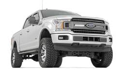 Rough Country Suspension Systems - Rough Country 70809 Grille Mount Dual 10" LED Light Bar Kit for 18-20 Ford F150 - Image 3