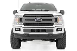 Rough Country Suspension Systems - Rough Country 70809 Grille Mount Dual 10" LED Light Bar Kit for 18-20 Ford F150 - Image 4