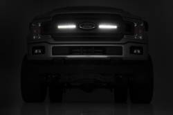 Rough Country Suspension Systems - Rough Country 70809 Grille Mount Dual 10" LED Light Bar Kit for 18-20 Ford F150 - Image 6