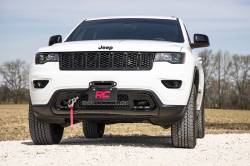 Rough Country Suspension Systems - Rough Country Hawse Fairlead License Plate Mount Bracket Black RS138 - Image 4