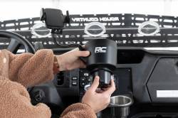 Rough Country Suspension Systems - Rough Country J5054 2-in-1 Expanding Center Console Cup/Phone Holder Black - Image 4