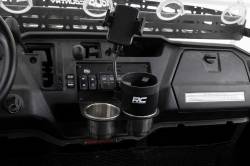 Rough Country Suspension Systems - Rough Country J5054 2-in-1 Expanding Center Console Cup/Phone Holder Black - Image 6