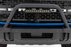 Rough Country Suspension Systems - Rough Country 51116 Black Front Bumper Safari Bar w/LED for 21-25 Ford Bronco - Image 4
