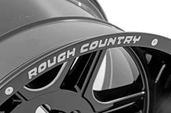 Rough Country Suspension Systems - Rough Country 92 Series Wheel 18x9 6x5.5 18mm Gloss Black & Machined 92181812 - Image 2