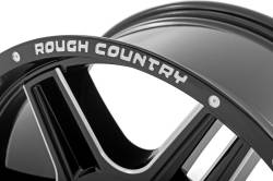 Rough Country Suspension Systems - Rough Country 92 Series Wheel 18x9 5x5.5 0mm Gloss Black & Machined 92180914 - Image 2