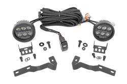 Rough Country Suspension Systems - Rough Country 71085 A-Pillar 3.5" LED Ditch Light Kit Spot for 16-23 Tacoma - Image 1