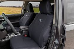 Rough Country Suspension Systems - Rough Country Front/Rear Seat Covers Black for 11-24 Toyota 4Runner 91053 - Image 4