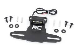 Rough Country Suspension Systems - Rough Country 99058 Universal License Plate Bracket w/LED Black - Image 1