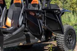 Rough Country Suspension Systems - Rough Country 93121 Rear Aluminum Half Doors Black for Polaris RZR XP 4 1000 - Image 6