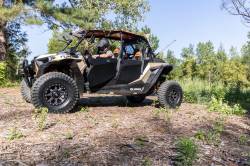 Rough Country Suspension Systems - Rough Country 93121 Rear Aluminum Half Doors Black for Polaris RZR XP 4 1000 - Image 4