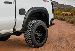 Rough Country Suspension Systems - Rough Country F-C12211 Black Pocket Fender Flares for 22-26 Chevy Silverado 1500 - Image 4