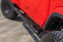 Rough Country Suspension Systems - Rough Country 4.5" Oval Tube Nerf Steps Black for 20-24 Gladiator JT 21015 - Image 6