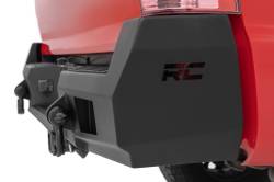 Rough Country Suspension Systems - Rough Country 10812 Heavy Duty Black Rear Bumper for 05-15 Toyota Tacoma - Image 4