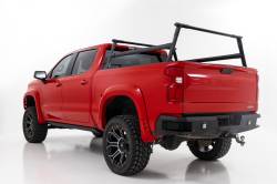 Rough Country Suspension Systems - Rough Country 10201 Aluminum Cargo Bed Rack Blk for 19-26 Silverado/Sierra 5.8' - Image 1