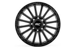 Rough Country Suspension Systems - Rough Country 97 Series Wheel 17x9 5x5.0 -12mm Gloss Black/Machined 97170918 - Image 2
