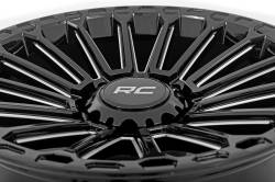 Rough Country Suspension Systems - Rough Country 97 Series Wheel 17x9 5x5.0 -12mm Gloss Black/Machined 97170918 - Image 5