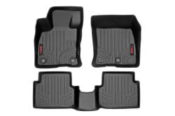 Rough Country Suspension Systems - Rough Country M-51102 Front/Rear Floor Liners Black for 22-24 Ford Maverick - Image 1