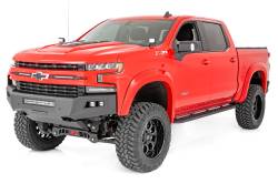 Rough Country Suspension Systems - Rough Country RPT2 Side Step Bars Black 19-24 Silverado/Sierra Crew 44002 - Image 2