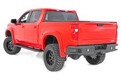 Rough Country Suspension Systems - Rough Country RPT2 Side Step Bars Black 19-24 Silverado/Sierra Crew 44002 - Image 3