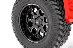 Rough Country Suspension Systems - Rough Country 96 Series Wheel 22x10 6x5.5 -19mm Black Gloss & Machined 96221012 - Image 6