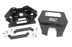Rough Country Suspension Systems - Rough Country 93063 Front Winch Mount Kit Black for Polaris RZR PRO XP - Image 2