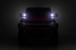 Rough Country Suspension Systems - Rough Country 71078 A-Pillar 3.5" LED Ditch Light Kit Flood for 21-26 Bronco - Image 5
