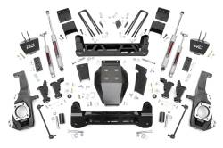 Rough Country Suspension Systems - Rough Country 11030 5" Torsion Drop Lift Kit for 20-26 Silverado/Sierra 2500HD - Image 1