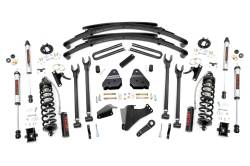 Rough Country Suspension Systems - Rough Country 58258 6" V2 4-Link Lift Kit w/RR Springs 05-07 F250/F350 SD 4WD - Image 1