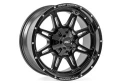 Rough Country Suspension Systems - Rough Country 94 Series Wheel 20x10 8x6.5 -18mm Black Matte & Machined 94201010 - Image 1