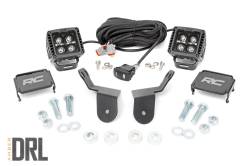 Rough Country Suspension Systems - Rough Country 92021 A-Pillar 2" LED Pod Ditch Light Kit for Honda Pioneer 1000 - Image 1