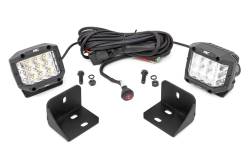 Rough Country Suspension Systems - Rough Country 71024 Rear Cab Mount 3" LED Pod Light Kit for Defender HD - Image 1