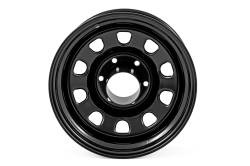 Rough Country Suspension Systems - Rough Country D-Window Wheel 15x8 5x4.5 -19mm Black RC158545 - Image 2