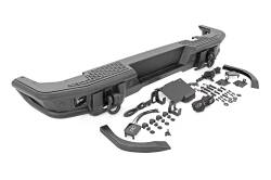 Rough Country Suspension Systems - Rough Country 51210 Heavy Duty Tubular Black Rear Bumper for 21-25 Ford Bronco - Image 3