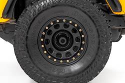 Rough Country Suspension Systems - Rough Country RC158545SL D-Window Beadlock Style Wheel 15x8 5x4.5 -19mm Black - Image 5