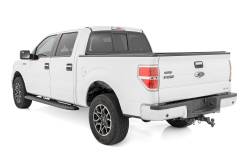 Rough Country Suspension Systems - Rough Country 44010 RPT2 Side Step Bars Black for 09-14 Ford F150 Crew - Image 2